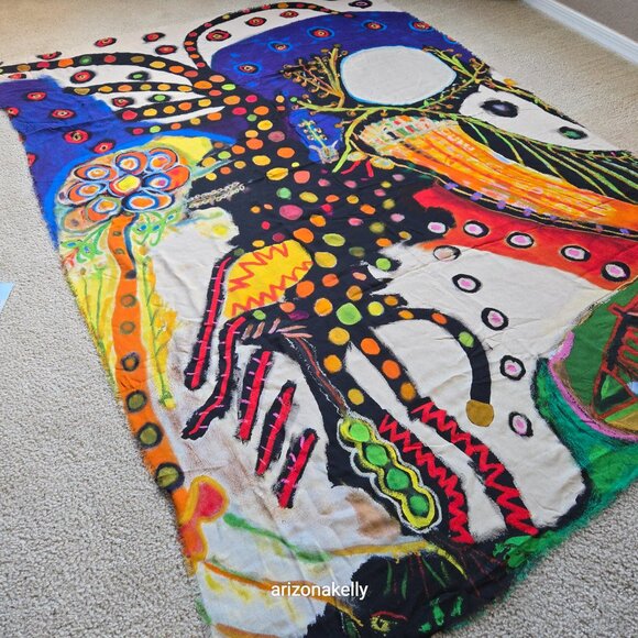 NWT Jane Carr for Hauser & Wirth Scarf Artist Uman Hell in Heels - Picture 9 of 11